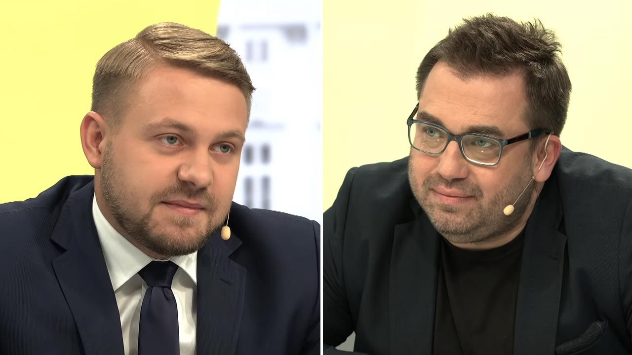 Ozdoba zapewnia, że wywiad przeprowadzał Węglarczyk (fot. YouTube/Onet News) Ozdoba zapewnia, że wywiad przeprowadzał Węglarczyk (fot. YouTube/Onet News)