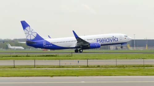 «Boeing 737-800» авіякампаніі «Белавія»