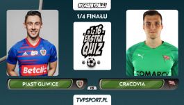 #1z16 Ekstraquiz, 1/4 finału: Piast Gliwice – Cracovia (fot. TVP)