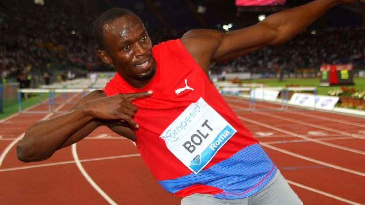 Usain Bolt słynie ze swojego show podczas zawodów (fot. Getty Images)