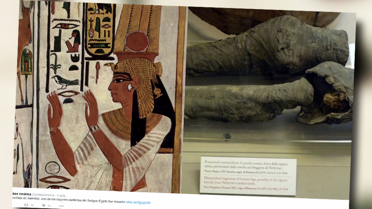 Szczątki Nefertari odkrytko ponad sto lat temu, ale dopiero teraz je zbadano (fot. TT/Infobae América) Szczątki Nefertari odkrytko ponad sto lat temu, ale dopiero teraz je zbadano (fot. TT/Infobae América)