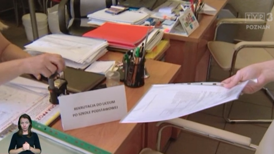 Rekrutacja do szkół ponadpodstawowych, harmonogram (fot. TVP3 Poznań/archiwum)