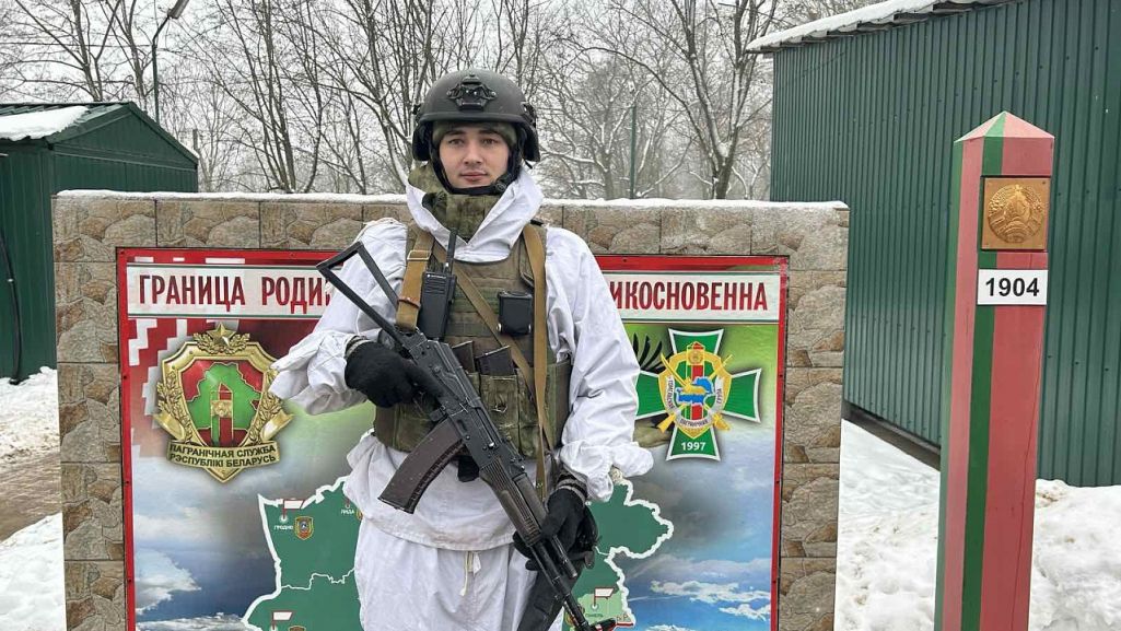 Памежнік на заставе «Асарэвічы» (Фота: Proregion24.by)