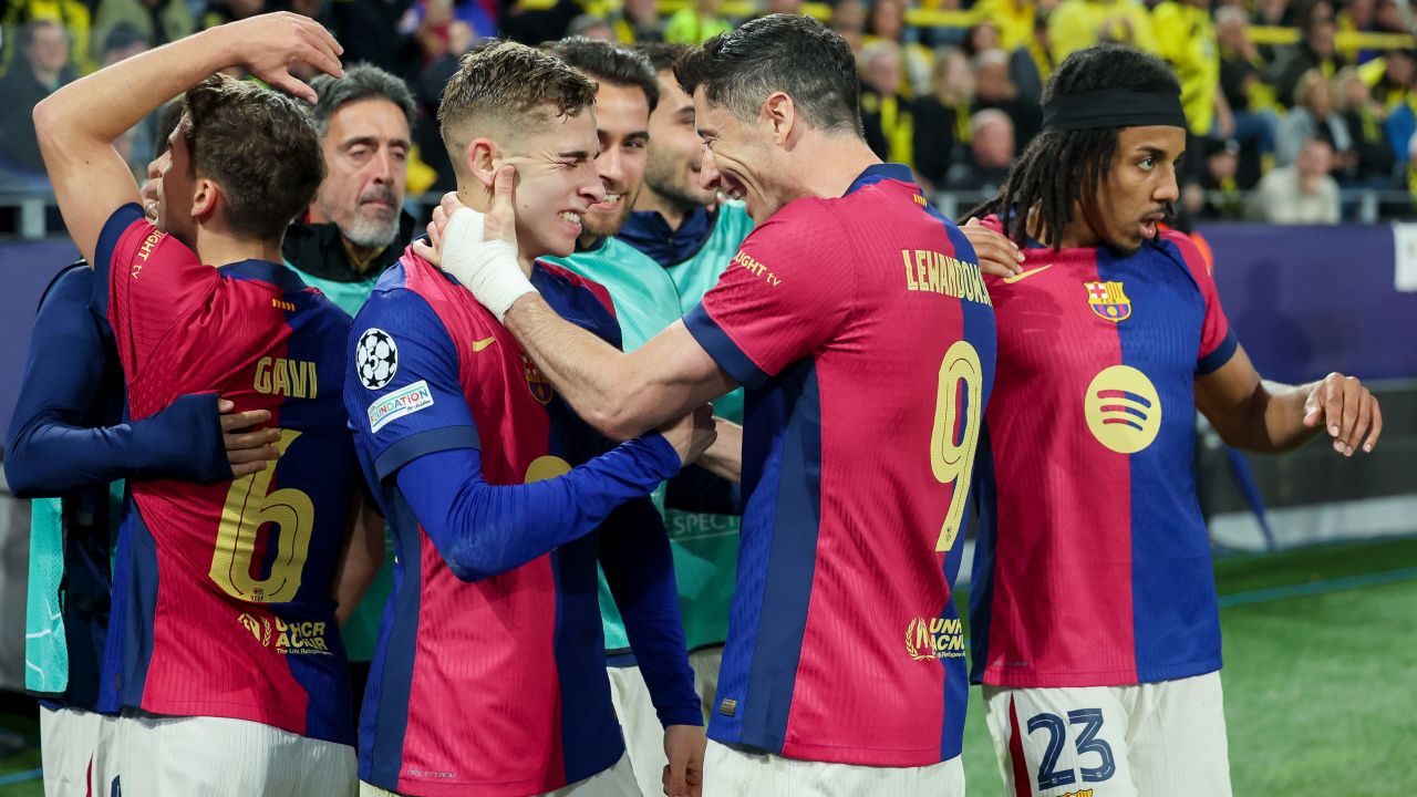 Piłkarze Barcelony (fot. Getty).