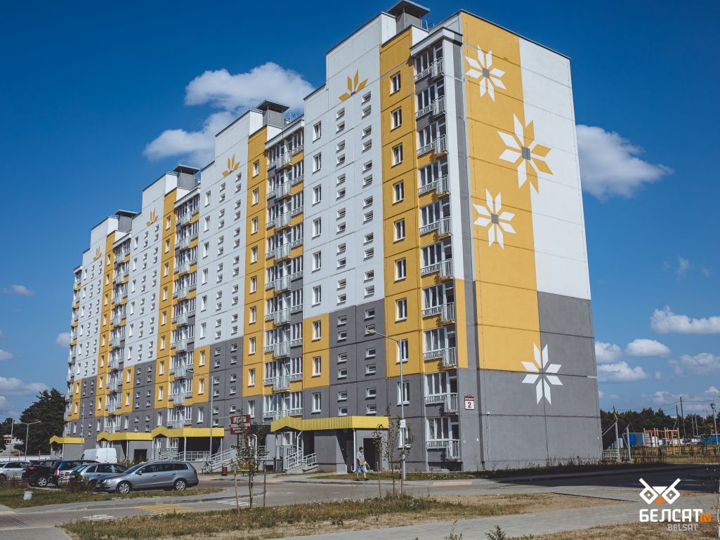 Жылы комплекс «Малая Радзіма» ў Заводскім раёне сталіцы. Менск, Беларусь. 24 ліпеня 2021 года. (Фота: Белсат)