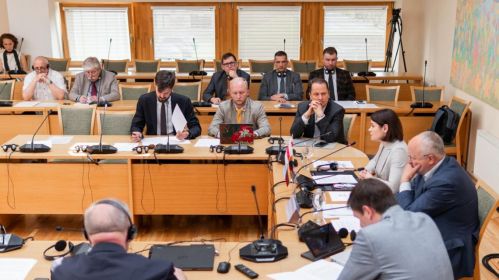 Sviatlana Tsikhanouskaya's office met with the inter-factional parliamentary group "For Democratic Belarus" in the Lithuanian Seimas. Photo credit: Press Service of Sviatlana Tsikhanouskaya's Office