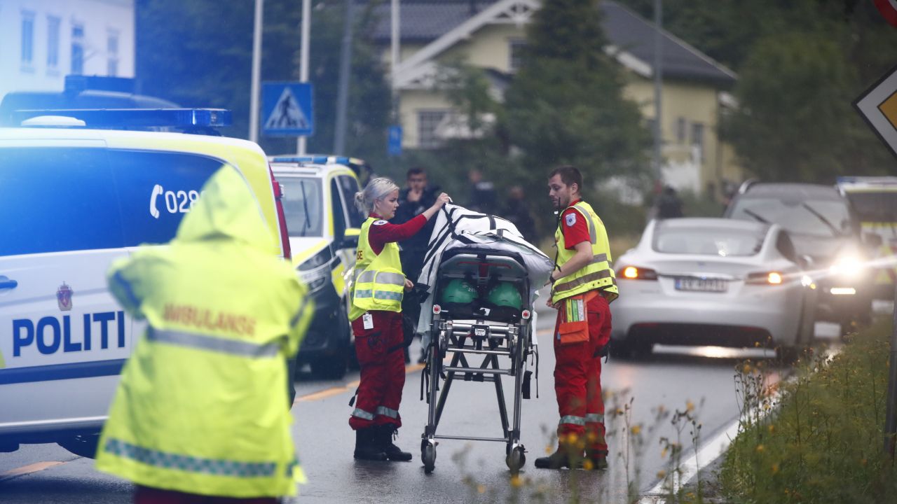 Policja ujawniła również, że 20-latek jest również podejrzewany o zabójstwo młodej kobiety (fot. PAP/EPA/TERJE PEDERSEN) Policja ujawniła również, że 20-latek jest również podejrzewany o zabójstwo młodej kobiety (fot. PAP/EPA/TERJE PEDERSEN)