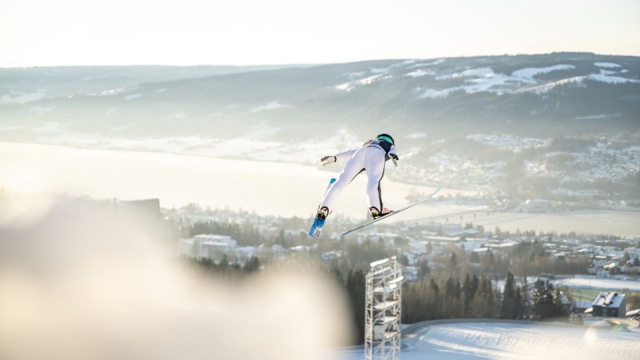Nika Prevc podczas zawodów w Lillehammer