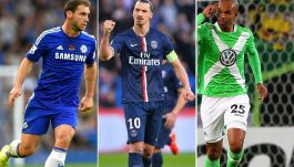 Branislav Ivanović, Zlatan Ibrahimović i Naldo (fot. Getty Images)