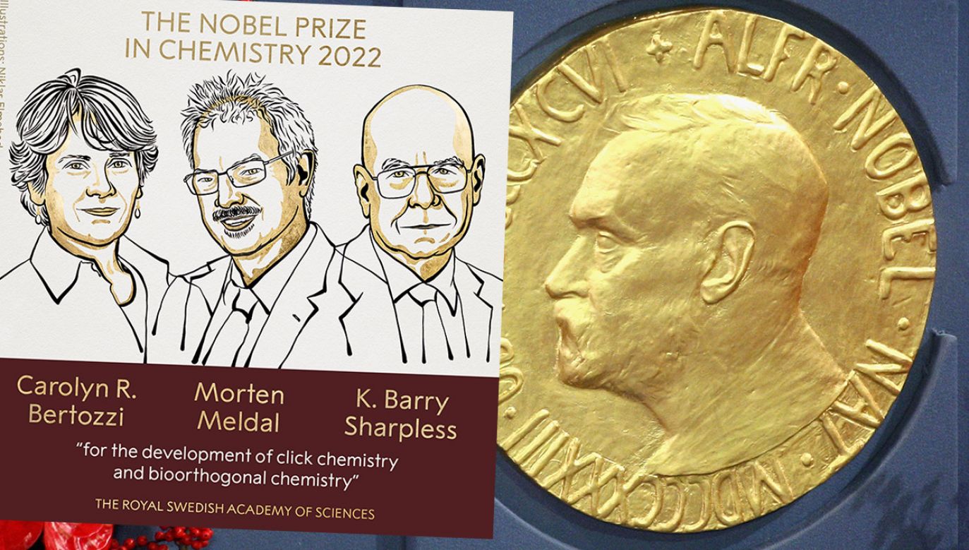 Carolyn Bertozzi, Barry Sharpless i Morten Meldal zostali laureatami tegorocznej nagrody Nobla (fot. tt/@NobelPrize, Getty)