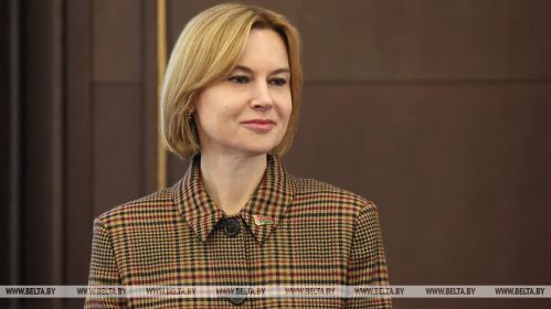 Новы віцэ-прэм’ер, адказны за сацыяльную сферу, Наталля Пяткевіч. Менск, Беларусь. 22 траўня 2025 года. Фота: БелТА