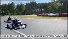 Kajetan Kajetanowicz jeździ na gokarcie (fot. TVP)