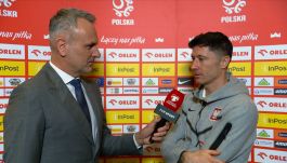 Jacek Kurowski i Robert Lewandowski (fot. TVP)