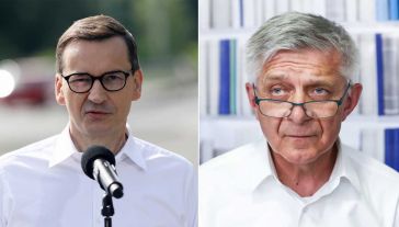 Premier Mateusz Morawiecki odpowiada Markowi Belce (fot.  PAP/Tomasz Wiktor; Karol Serewis/Gallo Images Poland/Getty Images)