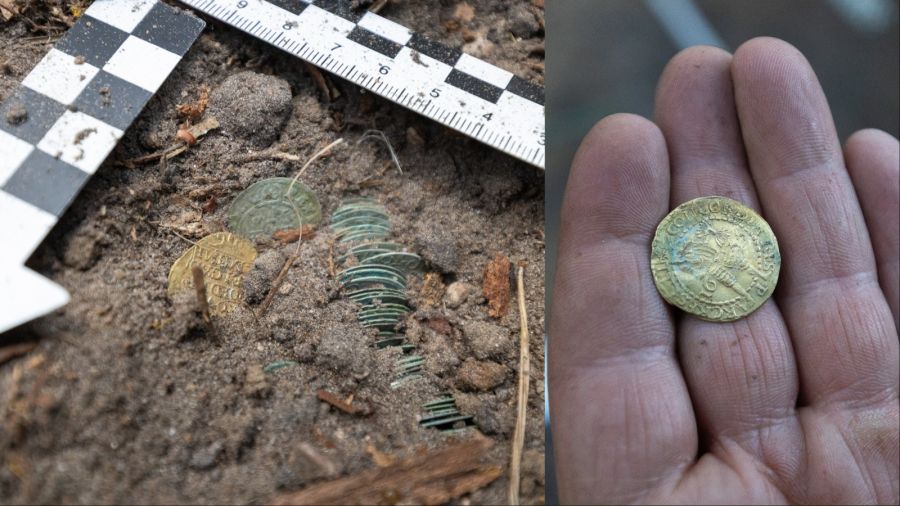A gold ducat could shed new light on eastern Poland in the 17th century. Photo: Magna Silva/Facebook