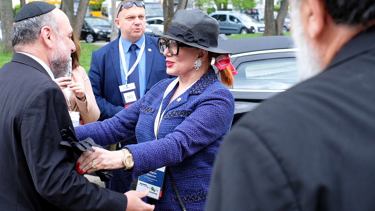 Ambasador USA w Polsce Georgette Mosbacher (fot. PAP/Andrzej Grygiel)