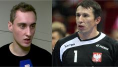 Adam Morawski (fot. TVP); Sławomir Szmal (fot. Getty Images)
