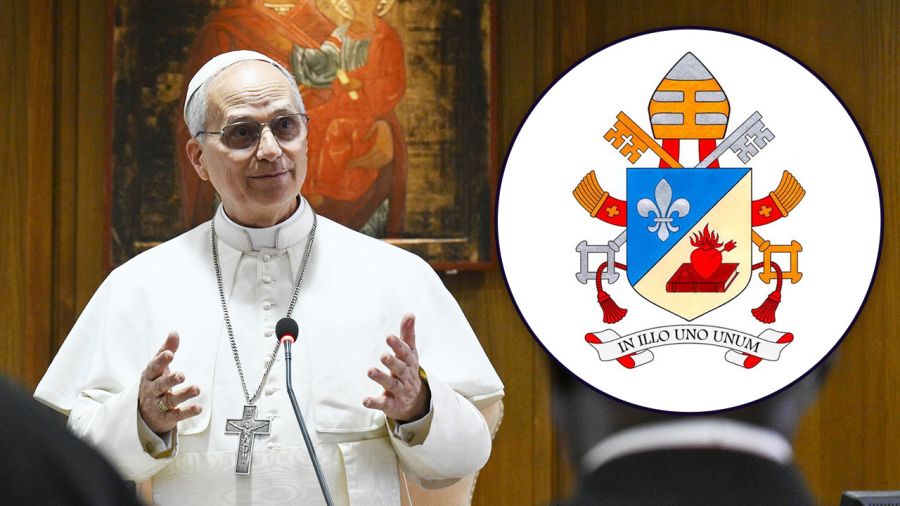 Papież zachował swoje motto i herb (fot. VATICAN MEDIA / Catholic Press; Vatican news)