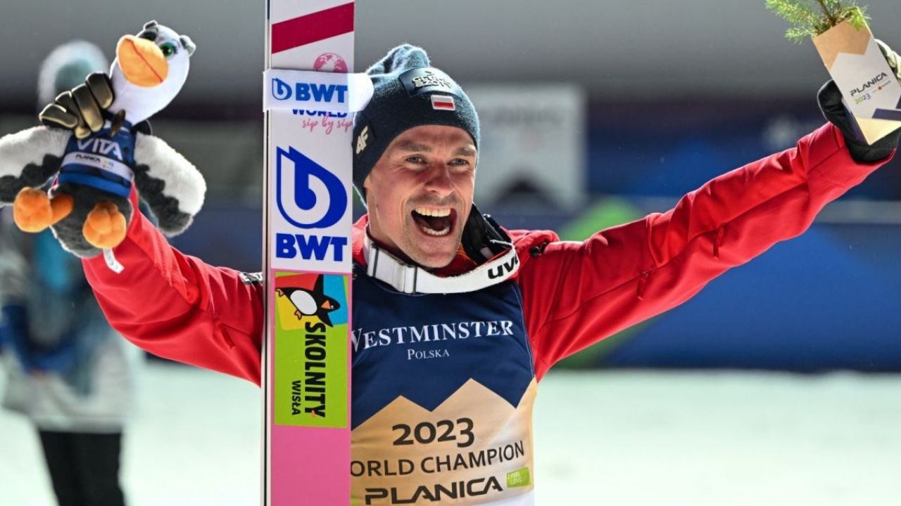 Piotr Żyła i Dawid Kubacki (fot. Getty).