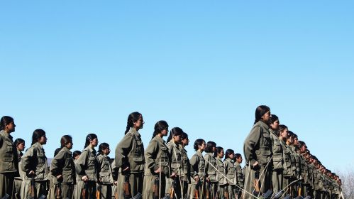 Жанчыны-ўдзельніцы ПКК. Фота: Kurdishstruggle / Flickr