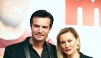 Fot. Ewa Kalinowska/Mikołaj Krawczyk i Sylwia Juszczak na premierze filmu "Miłość jest blisko"